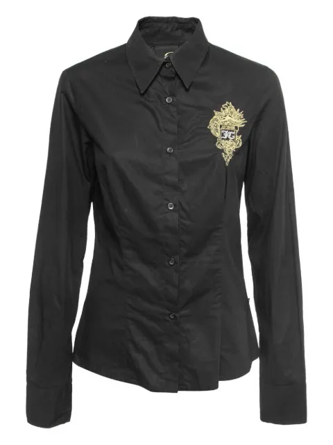 Just Cavalli Vintage embroidered shirt Black 847059