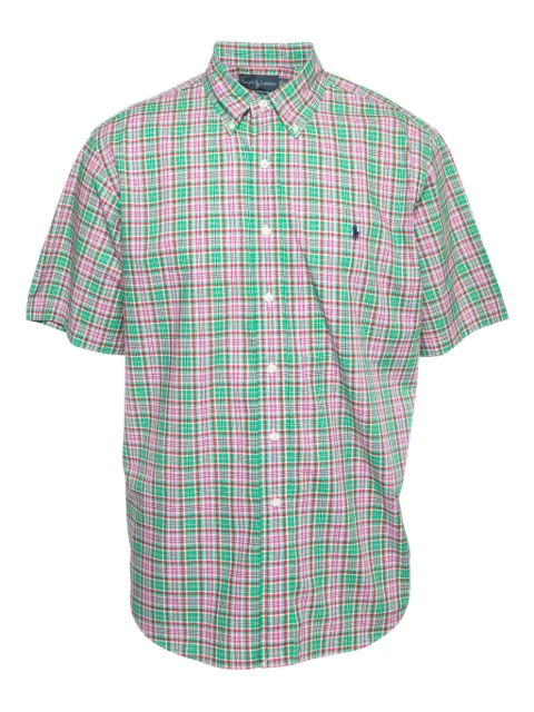 Polo Ralph Lauren Vintage plaid short-sleeve shirt Green 656130