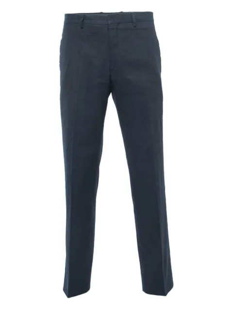 JOSEPH 2024 straight-leg crepe trousers Blue 865879