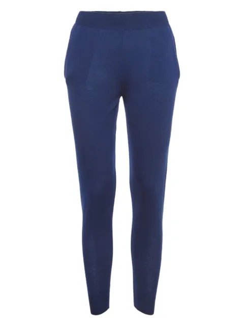 Stella McCartney Pre-Owned tapered wool trousers Blue 912173