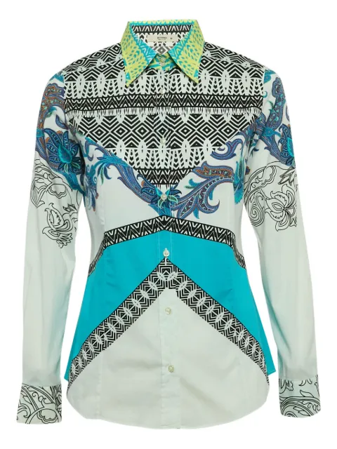 Etro Pre-Owned paisley-print shirt White 1150058