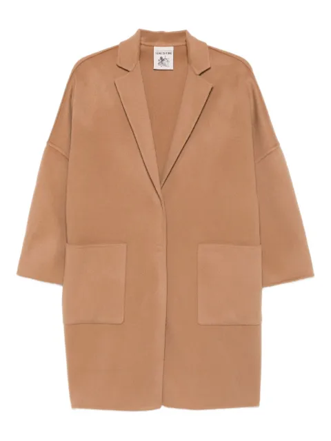 Semicouture patch-pockets coat Neutrals Y5WV54