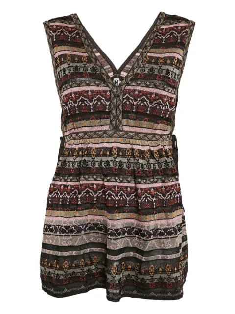 Missoni Pre-Owned v-neck knitted top Black 1135095