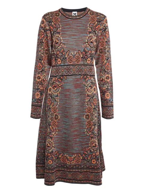 Missoni Pre-Owned floral-embroidered dress Orange 1136047