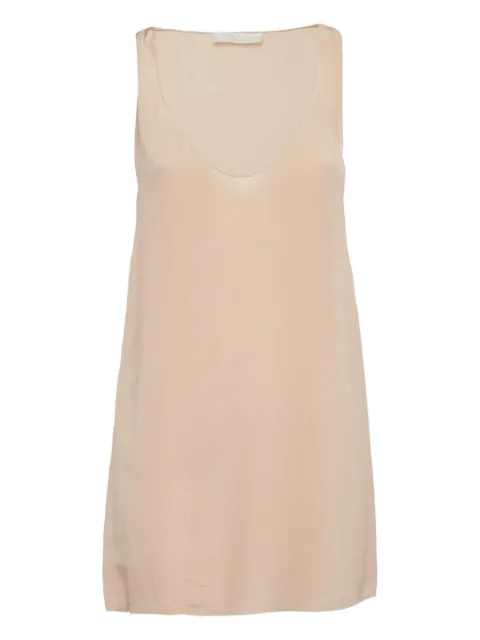 Chloé Pre-Owned silk scoop-neck tank top Pink 1147896