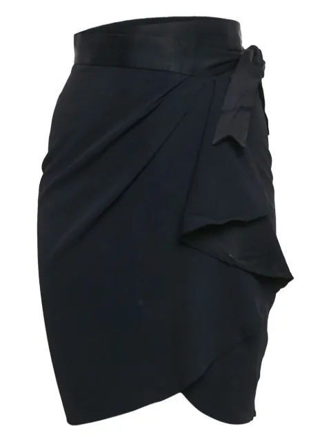 Moschino Pre-Owned 2024 ruffle wrap skirt Blue 1138336