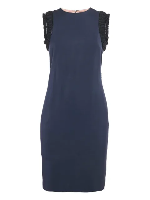 DSQUARED2 ruffle-trim dress Blue 1123966