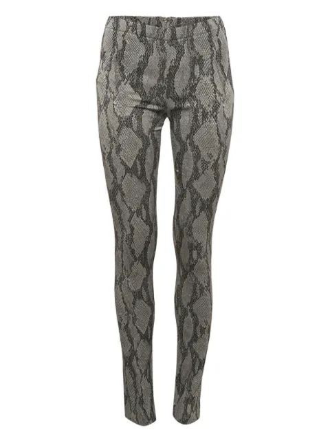 Zadig&Voltaire python-print trousers Neutrals 1108635