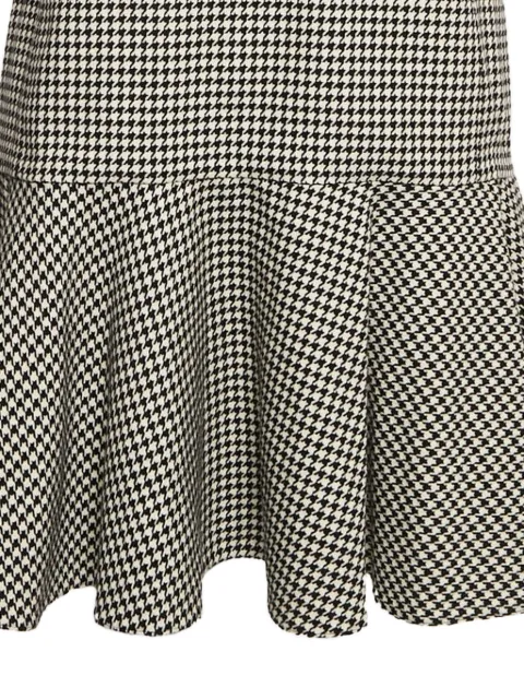 Polo Ralph Lauren Vintage houndstooth flared dress Black 1060527