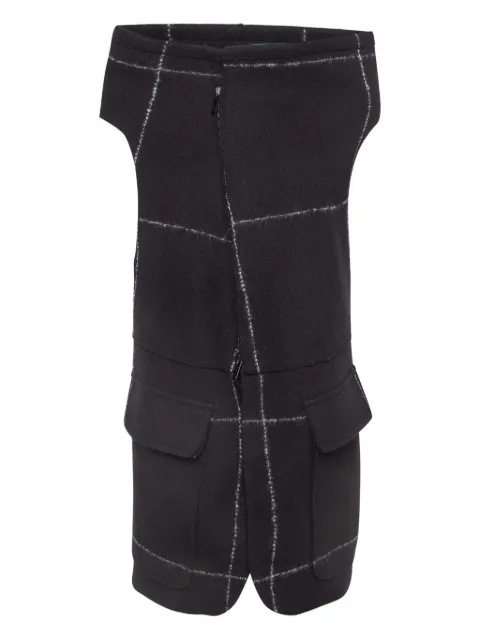 Emporio Armani Pre-Owned grid-pattern jacket Black 944271