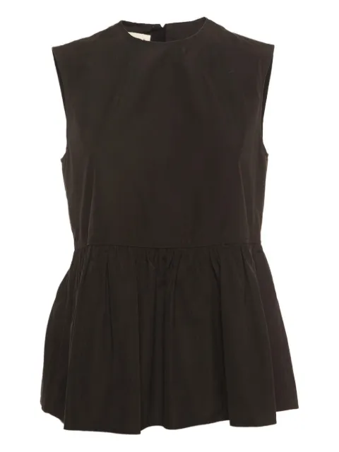 Marni Pre-Owned sleeveless peplum top Black 900777