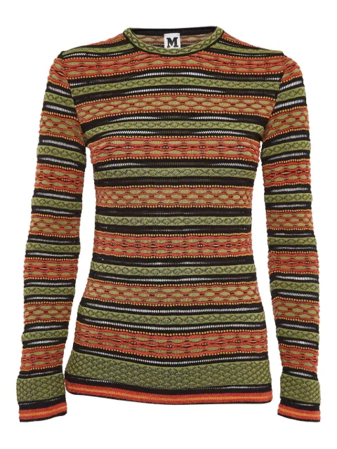 Missoni Pre-Owned striped jumper Green 1134121