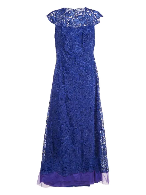 Tadashi Shoji floral-lace maxi dress Blue 1138752