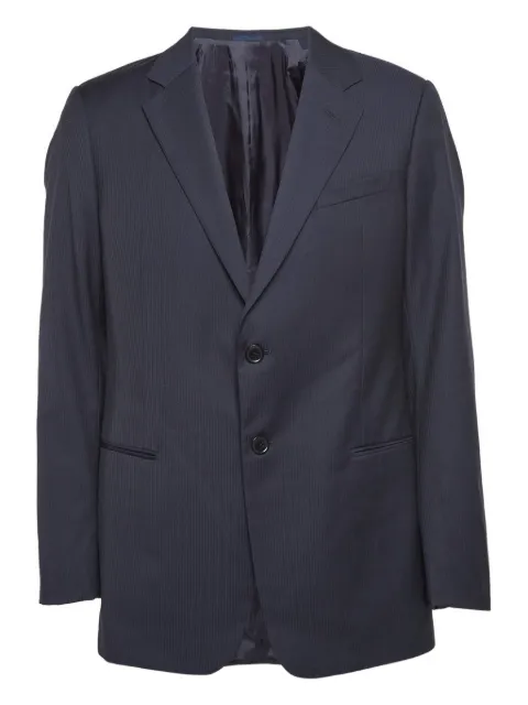 Armani Vintage wool single-breasted blazer Blue 1028627