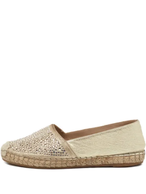 Le Silla 2024 Crystal Embellishment Espadrille Yellow 755720