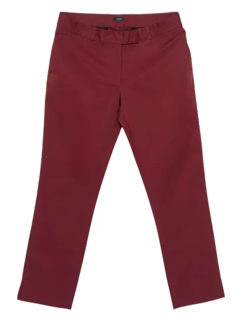 JOSEPH straight-leg trousers Red 436800