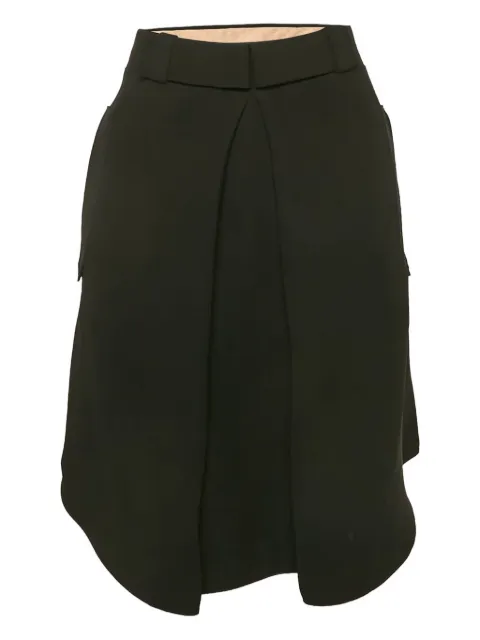 Chloé Pre-Owned pleated paneled skirt Black 1154072