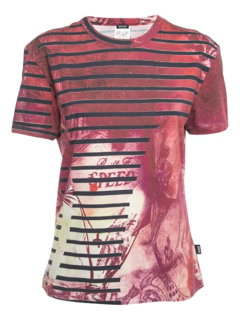 Versace Pre-Owned graphic-print T-shirt Pink 891311