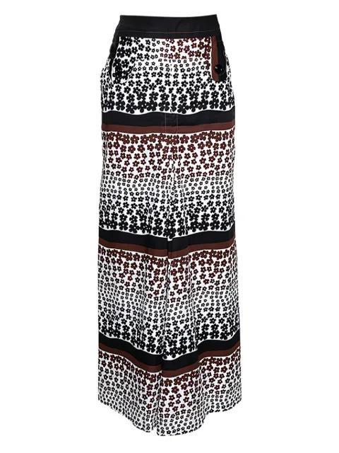 Kenzo Pre-Owned floral-print maxi skirt White 280269