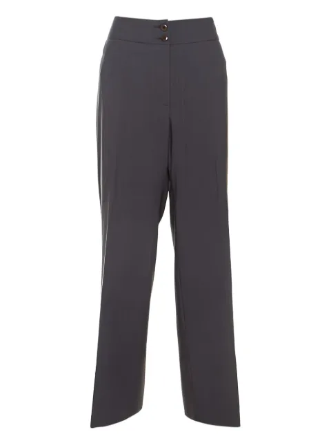 Armani Vintage virgin wool wide-leg trousers Brown 234818