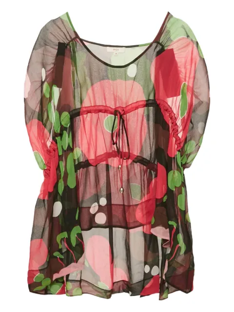 Kenzo Pre-Owned 2023 printed silk blouse Red 1160161