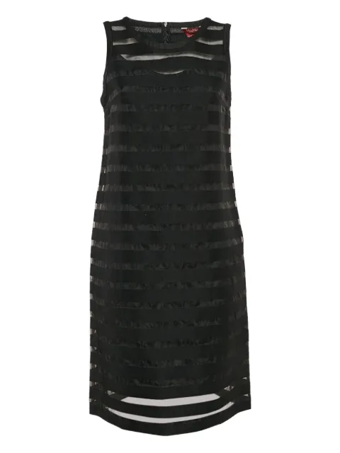 Max Mara striped mini dress Black 1135194