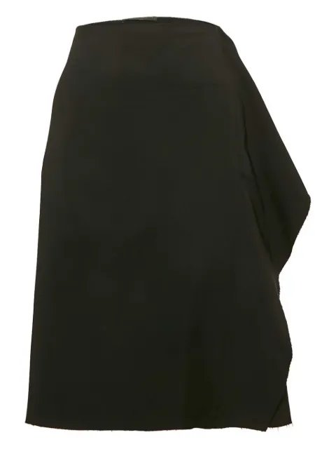 Versace Pre-Owned draped pencil skirt Black 1150153