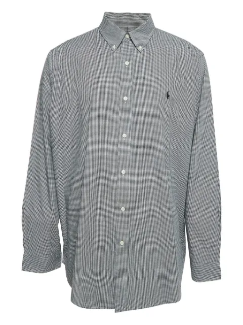 Polo Ralph Lauren Vintage micro-checked cotton shirt Black 1142195