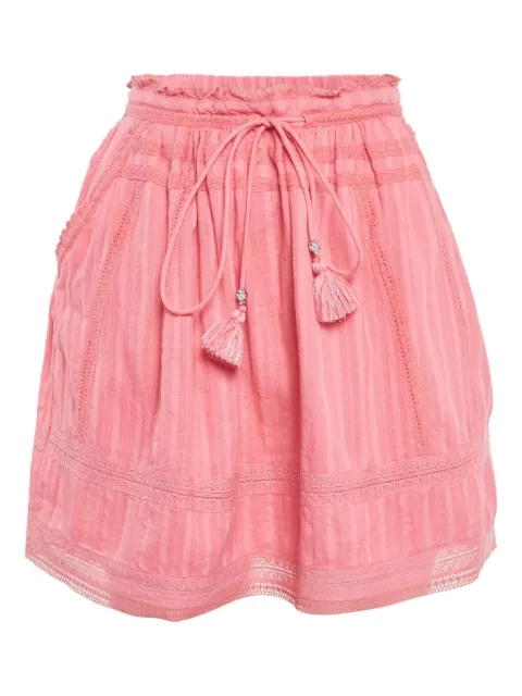 Zadig&Voltaire tassel cotton skirt Pink 1136874
