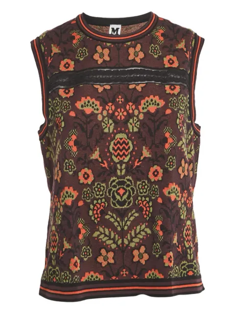 Missoni Pre-Owned floral-pattern sleeveless top Multicolour 1135887