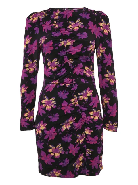 Maje floral-print mini dress Black 1133540