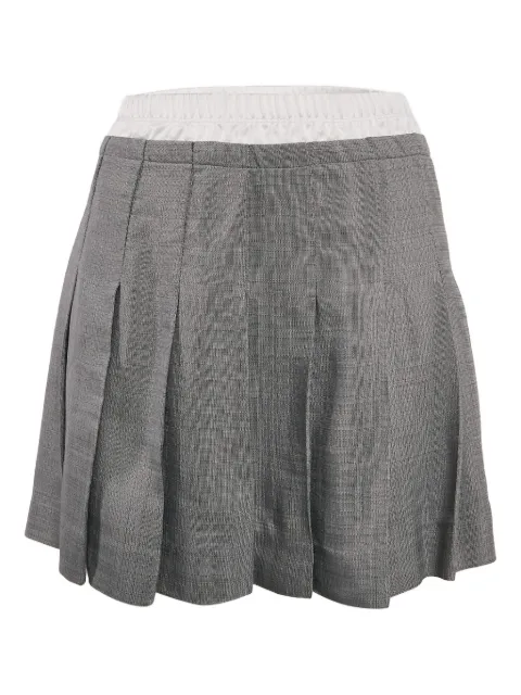 SANDRO pleated crepe skirt Grey 1133809