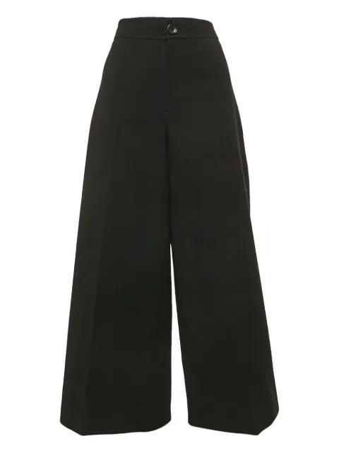 JOSEPH tailored wide-leg trousers Black 1121435