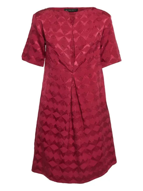 Etro Pre-Owned 2023 patterned-jacquard dress Red 1003017