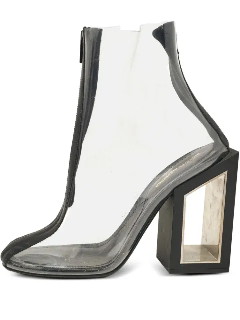 Nicholas Kirkwood Pre-Owned 115mm block-heel ankle boots Black 1077171
