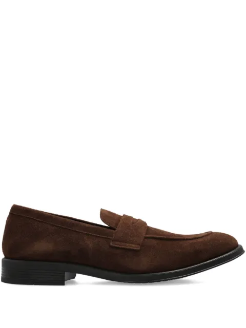 PS Paul Smith penny-strap suede loafers Brown M2SPCE06PSUE