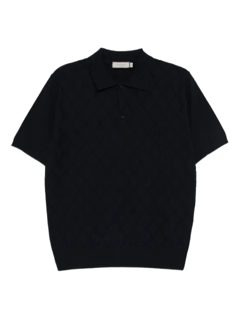 Canali wool polo shirt Blue MK02358C1135300