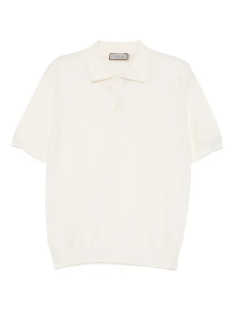 Canali wool polo shirt Neutrals MK02358C1135002