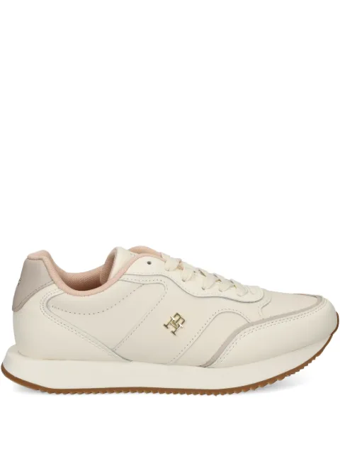 Tommy Hilfiger leather lace-up sneakers White FW0FW08696