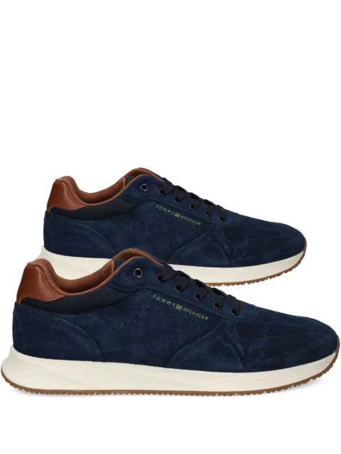 Tommy Hilfiger suede-leather sneakers Blue FM0FM05690