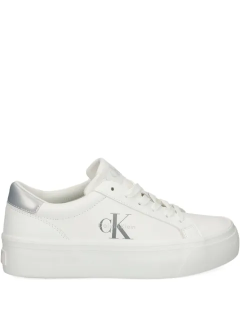 Calvin Klein logo-detail platform sneakers White YW0YW0187702R