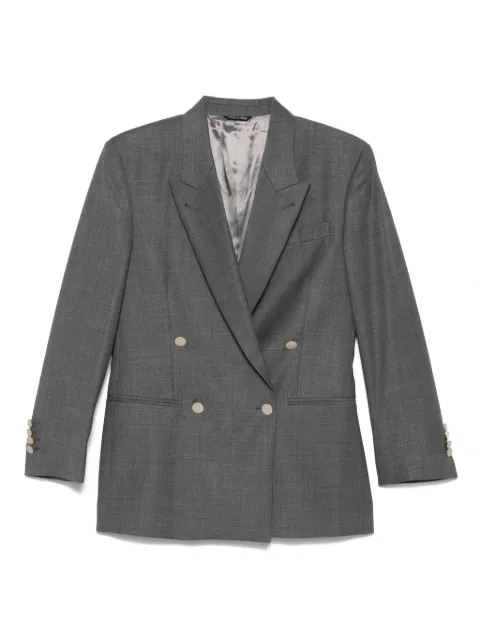 ERALDO double-breasted wool jacket Grey 540803217930690