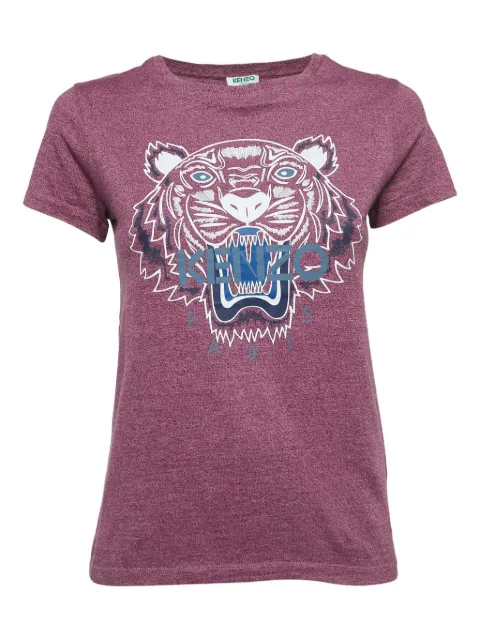 Kenzo Pre-Owned 2024 Tiger-Head T-shirt Purple 897312