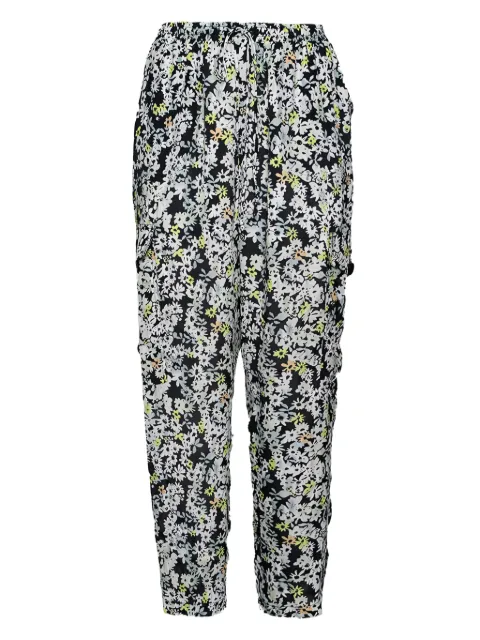 See By Chloé Vintage floral-print trousers Black 605831