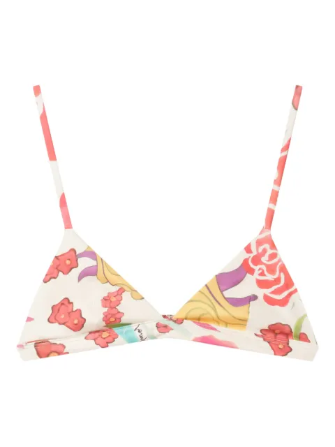 Donde Esteban floral print triangle bikini top Multicolour D41BIKTOP242