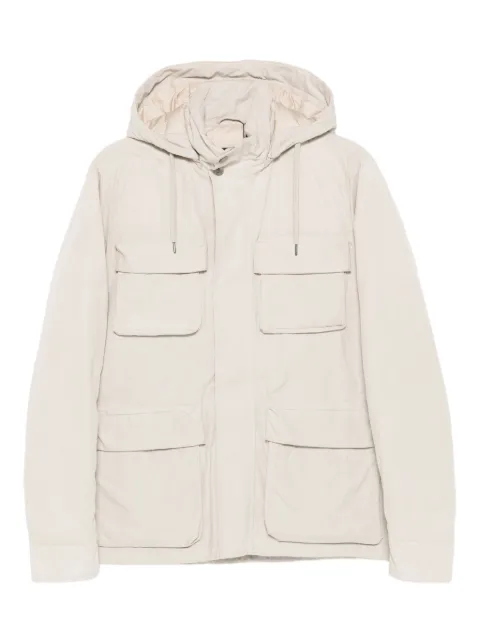 Herno hooded pocket jacket Neutrals PI001250U13800Z