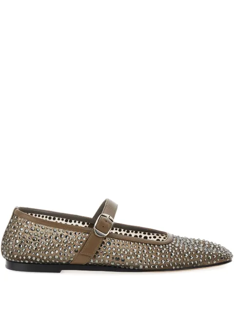 Le Monde Beryl embellished mary jane ballet flats Grey BMJMCR