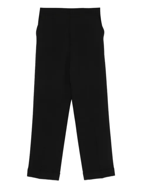 Alberta Ferretti cuffed side-pocket trousers Black A03046635
