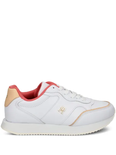 Tommy Hilfiger leather lace-up sneakers White FW0FW08696