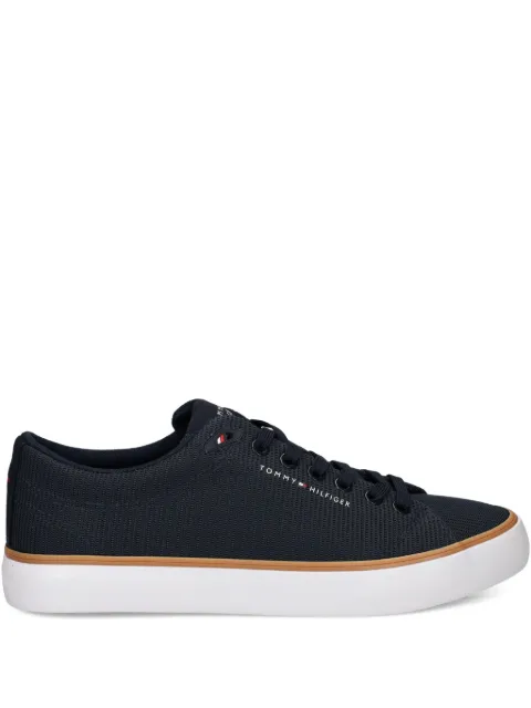 Tommy Hilfiger textured lace-up sneakers Blue FM0FM05513